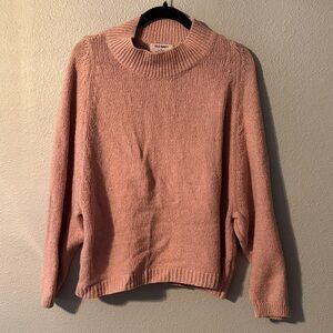 Old Navy Women's Cowl Neck Sweater in Soft Pink